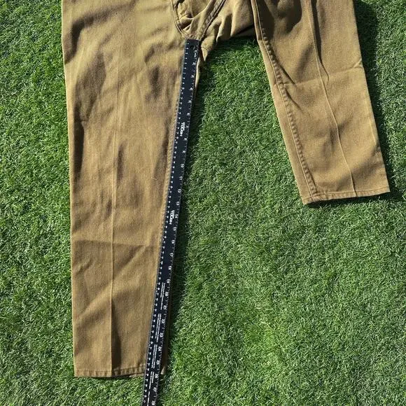 Vintage Levi Strauss Jeans Men Size 30 x 26 Brown‎ Talon Zipper - Picture 8 of 9